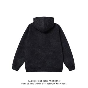 Sudadera con capucha Dirty Wash All Stars Dot para hombre y mujer, nueva colección otoño-invierno, top holgado, sudadera pesada brillante para parejas - Product Image 5