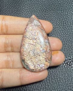 Cabochon en Iolite Bleue Naturelle et Quartz Pierre de Soleil Semi-Précieuse pour la Fabrication de Bijoux Faits Main, Vente en Gros, Forme et Taille Personnalisables, Livraison Rapide - Product Image 2