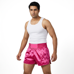 100%<b>Polyester</b> Sublimation Printed Custom Made MMA Shorts Kick Boxing Pant Muay Thai Short for Men & Women Stretch Feature <b>Boxers</b> - Product Image 6