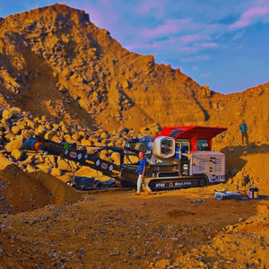 Trituradora de mandíbulas móvil HT130 de alta capacidad para trituración eficiente de rocas en obras, fabricada en India - Product Image 2