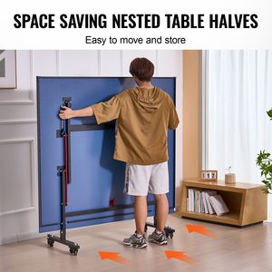 Mesa de Ping Pong Profesional Portátil para Interiores, Fabricada en MDF, Plegable y de Rápido Montaje - Product Image 6