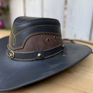 <b>Top</b> Trending Men Cowboy <b>Hats</b> High Quality Breathable Comfortable Anti Wrinkle Durable Fabric Cowboy <b>Hat</b> With Fully Customized - Product Image 6