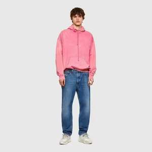 Sweats à capuche pour hommes tendance, surdimensionnés, en molleton 100% coton, écologiques, couleur rose unie, qualité supérieure - Product Image 4