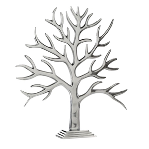 Arbre en aluminium plaqué argent, best-seller, pour décoration festive, cadeau de baptême, décoration de table. - Product Image 1