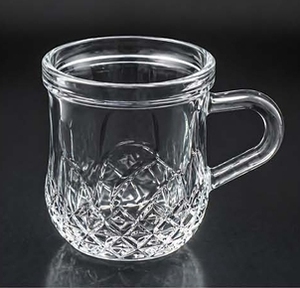Tasse à thé en verre de qualité supérieure 120 ml – Gobelet transparent durable pour servir le thé et le café à la maison, dans la cuisine, au café ou au restaurant - Product Image 3