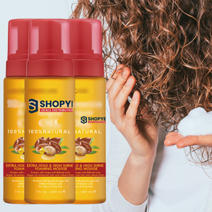Mousse coiffante parfumée personnalisée à tenue forte pour boucles durables, marque privée, pour perruques bouclées, tresses, unisexe, modelage/coiffage - Product Image 5