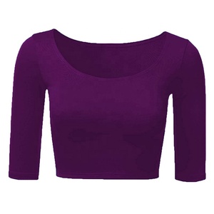 Wholesale Customize Cropped Top <b>Hoodie</b> Blend Cotton Polyester Fleece <b>Womens</b> <b>Red</b> Crop Top <b>Hoodie</b> Gym Clothing - Product Image 3