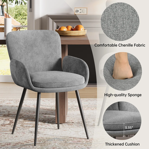 Chaise de salle à manger au design unique et élégant OEM, mobilier de salle à manger contemporain du Vietnam, MD05 - Product Image 5