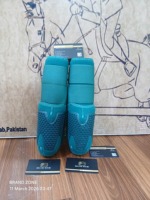 BRAND ZONE Protège-tendons en néoprène pour chevaux, ensemble de 4 protections pour les jambes, comprenant deux protections avant et deux protections arrière