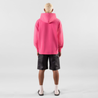 Sudadera con Capucha para Hombre, 100% Algodón, Lavado Ácido, Logotipo Personalizado, Color Sólido, Transpirable, Hombros Caídos, Tallas Grandes