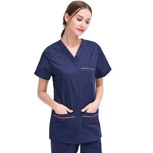 Ensemble de blouses médicales unisexe en Spandex/Polyester de qualité supérieure, personnalisable, avec détection d'aiguilles, pour infirmières (femmes) - Product Image 1