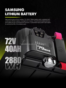 नई आगमन 79 बाइक फाल्कन जीटी इलेक्ट्रिक गंदगी बाइक 16.8kw शक्तिशाली मोटर 610n.m टॉर्क - Product Image 5