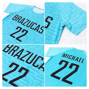 Custom Soccer Jersey for Men and Youth Personalized Design Printed Team Name Number Logo Breathable <b>Athletic</b> Shirt for Training - Product Image 5