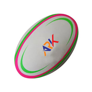 Ballon de rugby de terrain léger avec texture antidérapante de qualité supérieure, idéal pour les écoles, les clubs et les jeux d'équipe - Product Image 1