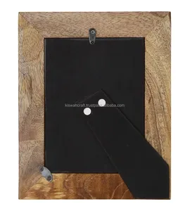 Fantastic & Modern White Finished Natural <b>Wooden</b> <b>Photo</b> <b>Frame</b> for Wedding Picture Display and Home Bedroom Side Table Decoration - Product Image 2