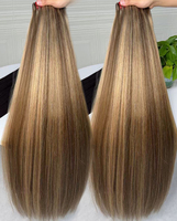 Extensions de cheveux vietnamiens 100% naturels en gros, double trame, double épaisseur, qualité vierge, couleur mèches Genius