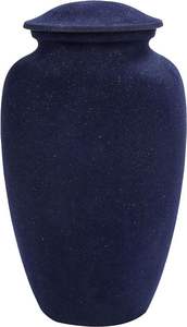 Urna Decorativa de Cerámica con Diseño Floral de Rosa Negra y Tapa, Elegante Urna Conmemorativa para Exhibición en el Hogar - Product Image 4