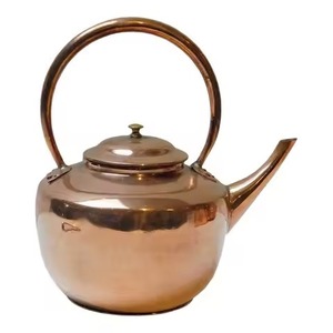 Théière en cuivre pur pour la préparation du thé, le service et une présentation élégante à table - Product Image 4