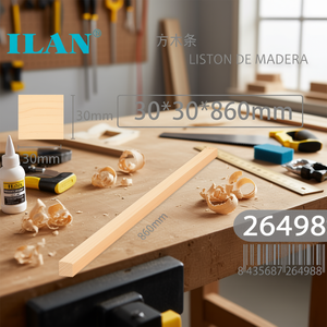 Listello in Legno Ilan 30x30x860mm per Progetti Artigianali e Fai-da-Te - Product Image 2