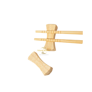 Repose-baguettes en bambou naturel réutilisable, écologique, support de vaisselle classique pour table à manger - Product Image 4