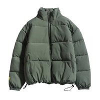 Veste matelassée respirante pour homme, grande taille, marque privée, OEM, personnalisée, chaude, imperméable, coupe-vent, fermeture éclair, imprimée, softshell, hiver, premium
