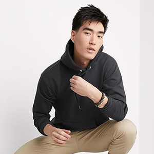 Sudadera con Capucha Personalizada ODM con Logotipo Frontal Negro para Hombre y Mujer, Sudadera de Felpa de Algodón Premium, Ecológica, Informal, de Invierno, 370g, Resistente al Viento - Product Image 6