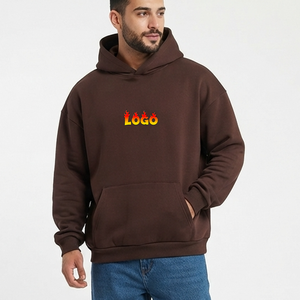 400 GSM 100% Cotton Pullover <b>Plain</b> <b>Hoodies</b> for Printing Custom Logo Quality Black Street Wear Manufacturer Autumn Wear - Product Image 1