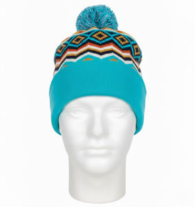 Gorros Personalizados al por Mayor con Logotipo en Toda la Superficie, Gorro de Invierno de Punto Jacquard, 100% Acrílico, Jacquard 2026 - Product Image 5