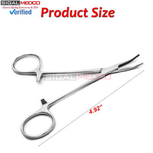 Mosquito Forceps Curved 4.92 Inch Stainless Steel German High Quality Reusable Surgical Dental Medic Instruments - Product Image 3