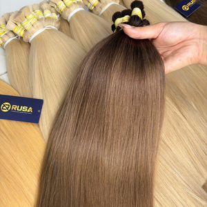 Venta al por mayor de fábrica: Cabello ondulado vietnamita personalizado a granel, extensiones de alta calidad sin sintéticos, con longitud de 10 a 34 pulgadas - Product Image 3