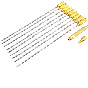 Kit de raccords Lipo Thread (11 pièces) avec poignée et adaptateur Luer Lock, instruments d'aspiration de qualité supérieure, certifiés CE - Product Image 1