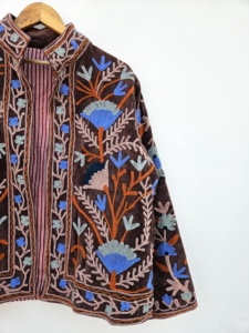 Veste bomber courte en coton matelassé floral, réversible et respirante, pour femme, cadeau pour elle - Product Image 5