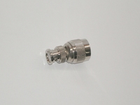 Adaptateur coaxial RF fiable UHF mâle vers BNC mâle, connecteur chromé, adaptateur de transmission de signal
