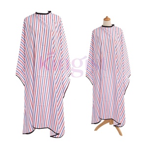 Capas de peluquero elegantes con accesorios al por mayor capa de peluquería duradera de poliéster seda/nailon para elevar la experiencia del salón - Product Image 3