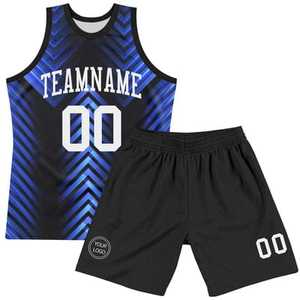 Unisex High Quality Customize Basketball Uniform Jersey Set Sublimation Printed Custom Style Logo Comfortable All Season Set Top - Product Image 1