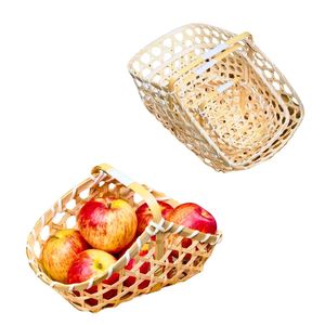 Artisan Straw BAMBOO <b>GIFT</b> <b>BASKET</b> Durable, Elegant, and Handmade Hamper <b>Basket</b> for Holiday and Festive <b>Gifts</b> - Product Image 1