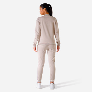 Women 2-Piece Lightweight Cotton Tracksuit <b>Zip</b> <b>up</b> <b>Jacket</b> & Jogger Pants Casual Sportswear Set for Gym Travel - Product Image 3