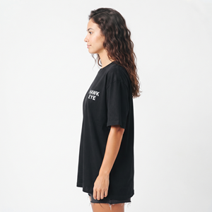 Women's Oversized Crew Neck <b>T</b> <b>Shirt</b> Custom Logo Loose Fit Short Sleeve Solid Color Casual Summer Sports Tee - Product Image 2