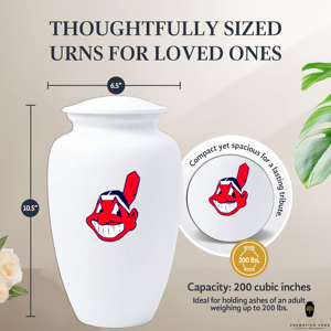 โกศบรรจุอัฐิสไตล์ยุโรป ลายสัญลักษณ์ชนเผ่า สำหรับผู้ใหญ่ เป็นมิตรกับสิ่งแวดล้อม ทนทาน ความจุ 220 คิวบิกอินช์ - Product Image 4