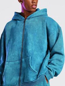 Conjunto de Sudadera con Capucha y Pantalones Deportivos para Hombre, Lavado Ácido, Calidad Premium, Personalizado con Logotipo, Tallas Grandes, para Actividades al Aire Libre - Product Image 2