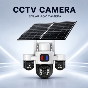 Système de caméras de sécurité pour voiture, caméra de sécurité à 180 degrés, caméras solaires Ubox - Product Image 2