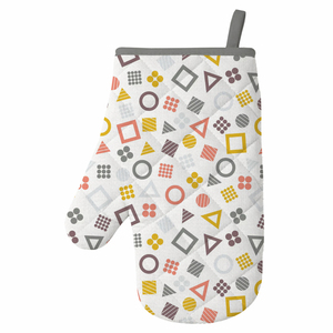 Cotton Heat Resistant Mitts for Cooking, Thick Quilted Oven Gloves for Kitchen & <b>BBQ</b> Handling - Product Image 3