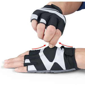 Guantes de ciclismo de verano, guantes de secado rápido con palma acolchada y espalda de malla ventilada, para bicicleta de montaña y bicicleta de spinning en interiores - Product Image 4