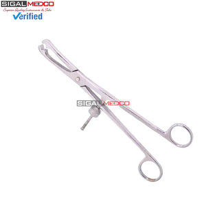 Pinzas para Sujetar Huesos de 6 Pulgadas con Trinquete, Instrumento Médico Quirúrgico Ortopédico Estéril para Fijación de Huesos con Hilo, Agarre de Precisión - Product Image 4