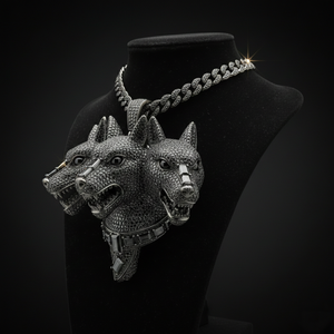 จี้รูปสุนัข Hypebeast Barking Pup ประดับเพชร VVS Moissanite เงินแท้ 925 ชุบโรเดียม เครื่องประดับชั้นดี จี้และชาร์มรูปสุนัข - Product Image 1