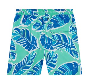 Men’s Tropical Print Swim <b>Shorts</b> Quick Dry Green Blue Beach <b>Shorts</b> Custom Logo - Product Image 2