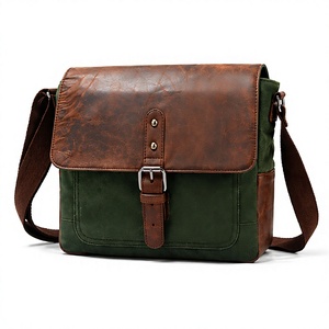 Leather Messenger <b>Bag</b> Vintage Fashion Satchel Crossbody <b>Shoulder</b> <b>Bag</b> Genuine Leather Luxury High Quality Summer Travel - Product Image 1