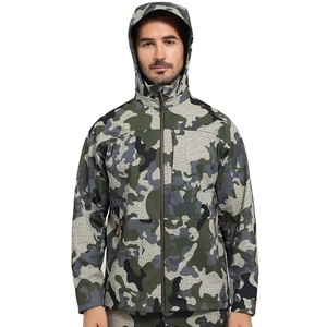 Veste d'hiver imperméable en nylon à doublure pour la chasse, motif imprimé, manches longues, chaude, pour hommes, uniforme de chasse personnalisé - Product Image 1