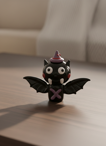 Presse-papiers décoratif en cristal Art Déco fait main en verre, motif chauve-souris Halloween et Pâques, pour la maison, le bureau et le tableau de bord de la voiture - Cadeau - Product Image 2