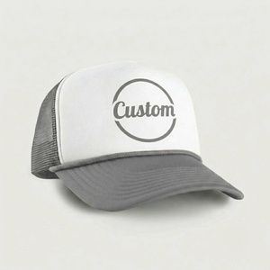 Casquette Trucker 5 Panneaux Personnalisée avec Logo Imprimé, Structurée, Style Urbain, Extérieur, Broderie, Visière Courbée, Tissu en Maille Poly, Unisexe - Product Image 1